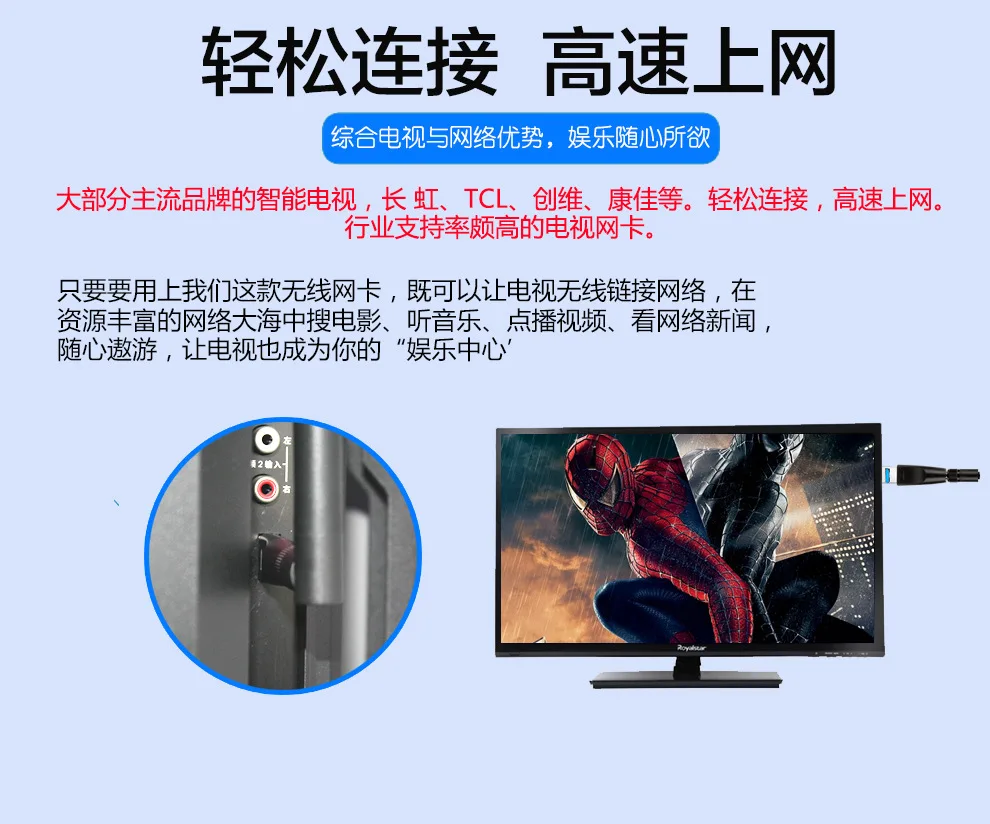 4K высокой четкости сетевой компьютерной приставки к телевизору USB считыватель смарт-телевидения Беспроводной сетевая карта бесплатный обмен Wi-Fi фильм игры Youku