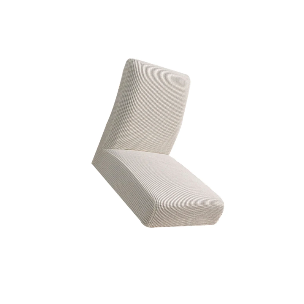 Dining Low Back Chair Slip Cover Hotel Salon Club Bar Use, 13.7-18.9 Inch Width, 15-18.9 Inch Back Height