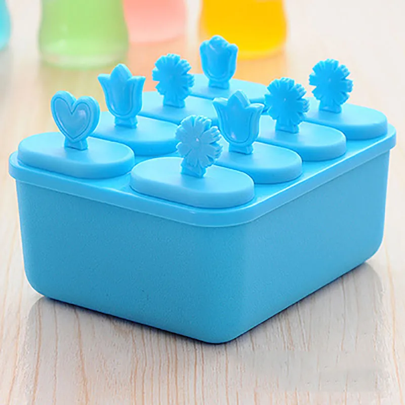 2 типа DIY силиконовые формы для мороженого многоразовые кубики льда лоток замороженные формы для мороженого мороженое, конфета на палочке формы для приготовления