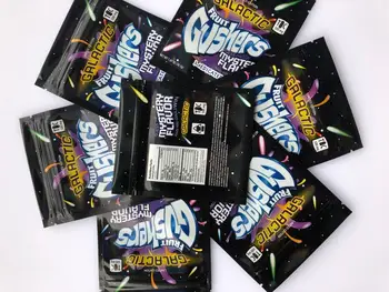 

Galactic Fruit Gushers Mystery Black Mylar Bags Local Medicated Edibles Smell Proof Bags EdSBv