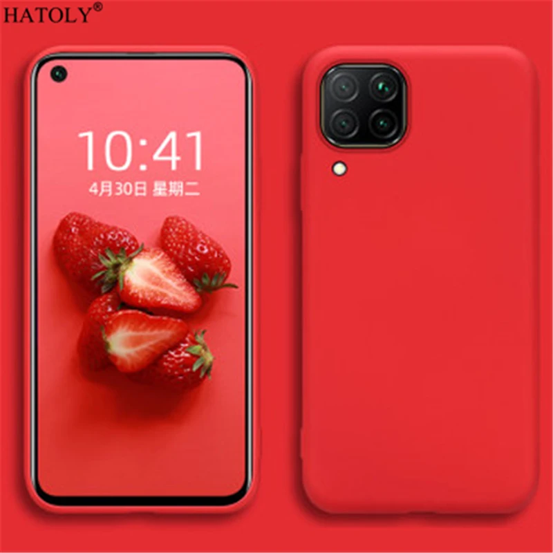 Для huawei Nova 6 SE чехол Мягкий Роскошный жидкий силиконовый гладкий Чехол бампер для