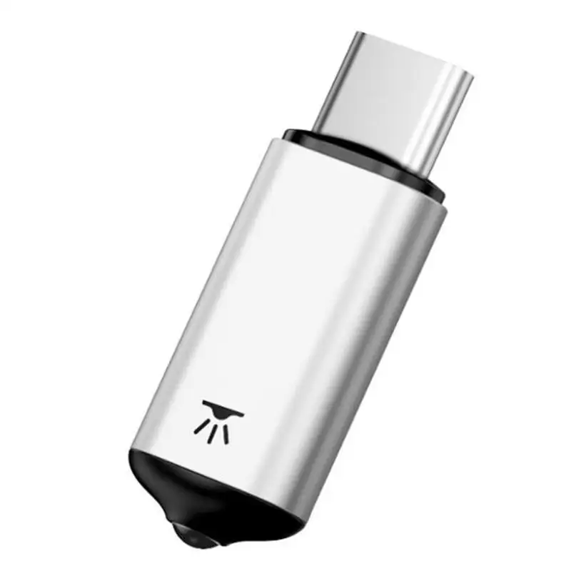 R02 type-C Iinterface универсальный пульт дистанционного управления маленький и удобный интеллектуальный пульт дистанционного управления для бытовой техники - Цвет: Silver