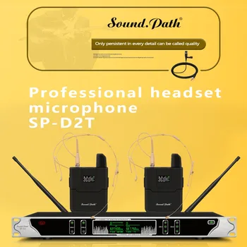 

Soundpath Professional two channel wireless microphone household bodypack stage performance headset microphone