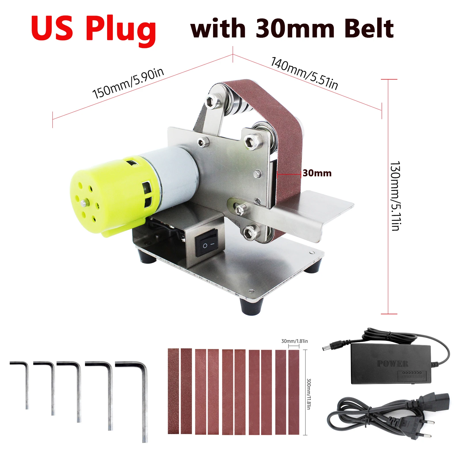 best cordless glue gun 110V/220V Polishing Grinding Machine Cutter Edges Sharpener Multifunctional Grinder Mini Electric Belt Sander 7 speed Adjustable electric screwdriver kit Power Tools