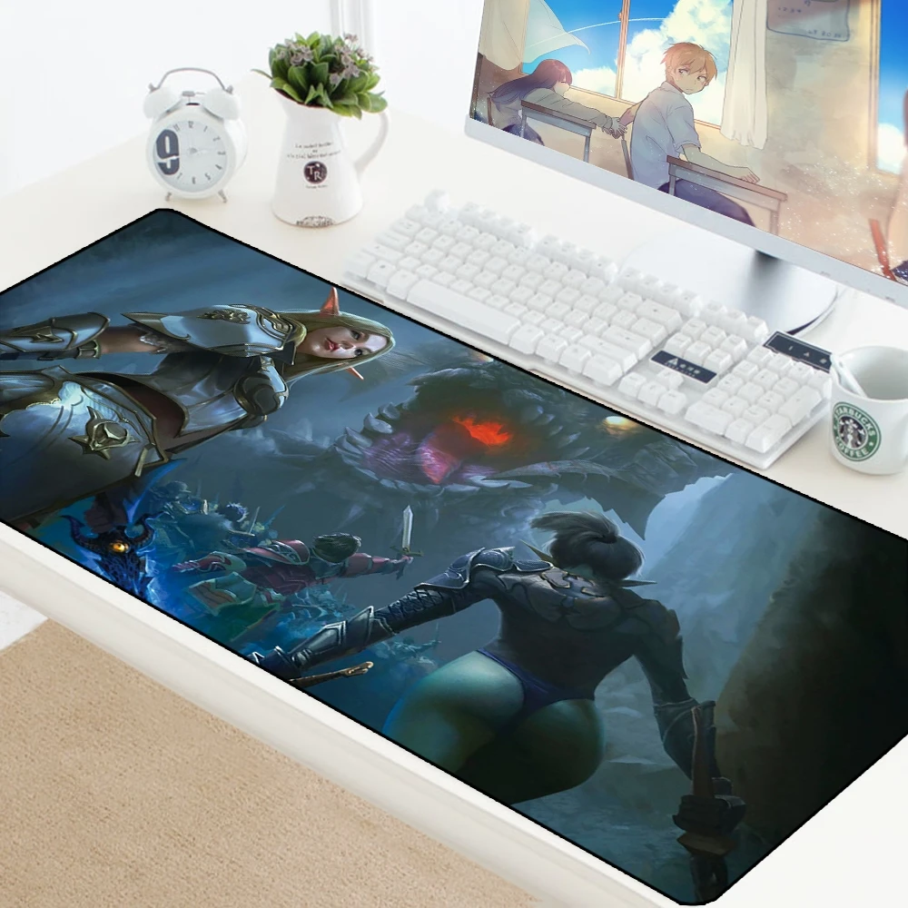 Lineage 2 коврик для мыши xl игровой коврик для мыши геймер большая клавиатура HD аксессуары для ПК ноутбук офисный коврик для мыши резиновый игровой коврик 70X30 см