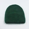 Women Autumn Winter Rabbit Fur Beanie Hats For Ladies skullies beanies Thick Knitted Warm Casual Caps 4