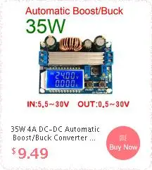 DC-DC модуль повышающего преобразователя 12 V-24 V to 200 V-450 V 300V 400V Напряжение Регулируемая зарядка питания для nixie часы свечение