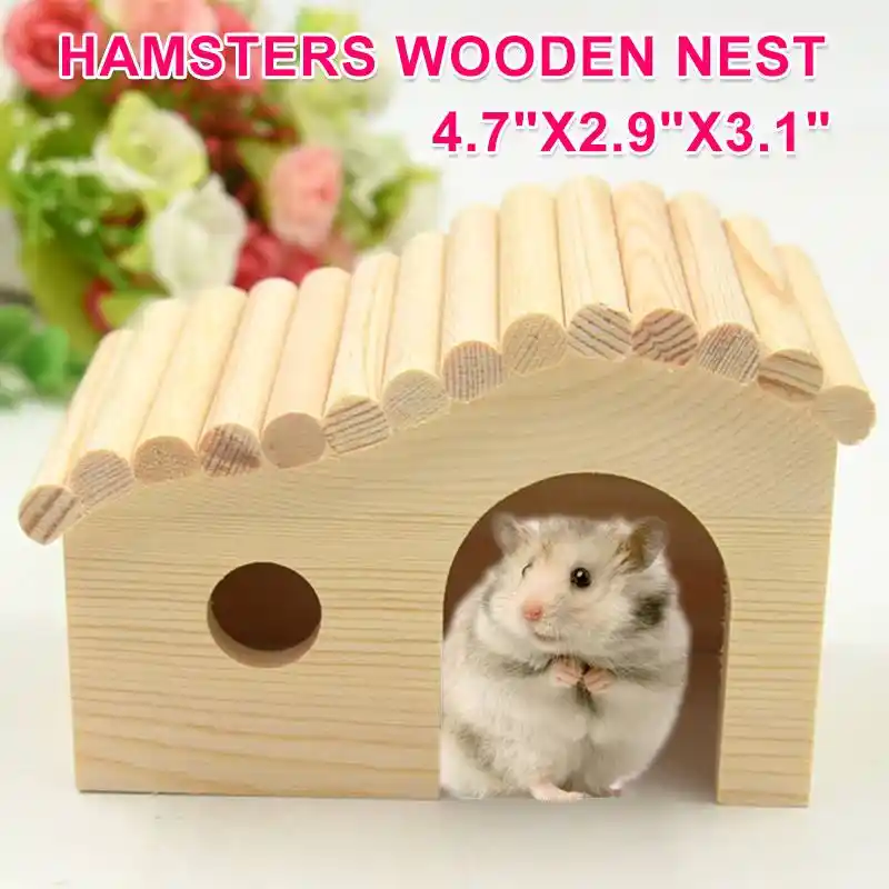 wooden hamster accessories