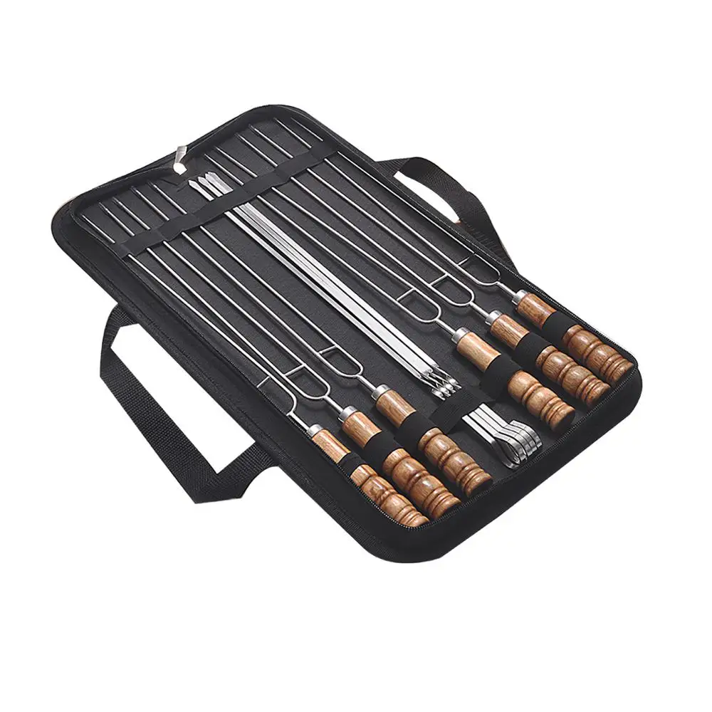 10 шт. плоских штыря и обжига иглы Еда Кемпинг овощи для пикника игла барбекю гриль