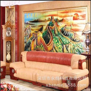 

3D Large Mural Chinese Style Oil Painting Landscape Painting Wallpaper Hotel Sofa Living Room Wall Wallpaper