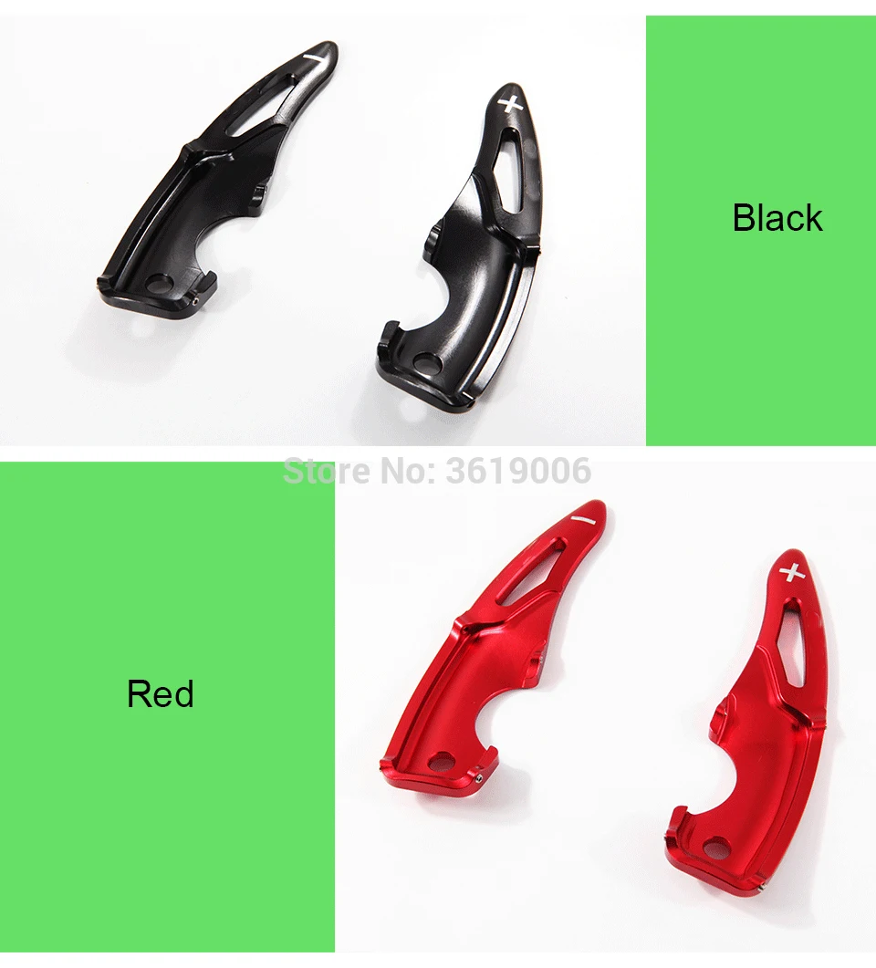 tommia 2pcs Steering Wheel Aluminum Shift Paddle Shifter Extension For Toyota 86-19 Car-styling