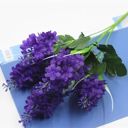 Elegant Hyacinth Violet Artificial Floral Arrangement - 5 Blooms for Bridal, Birthday, and Home Decor Celebrations (35 - 40cm)