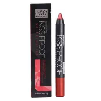 

Matte Lipstick 19 Color Waterproof Sexy Red Pigment Lasting Non-stick Cup Rotatable Lip Liner Makeup Cosmetic Beauty lip TSLM1