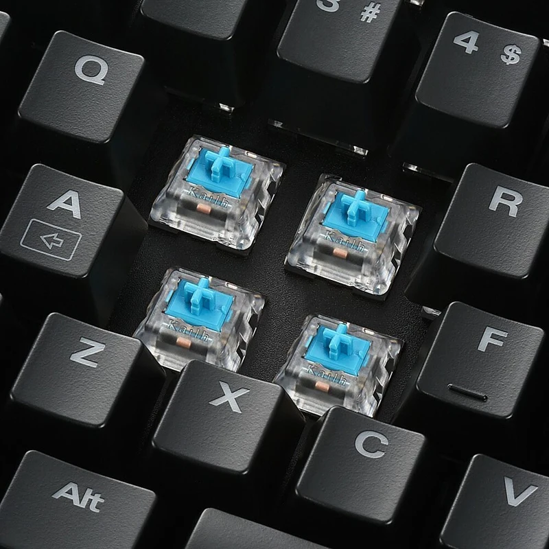 Клавиатура Sharkoon Skiller Mech SGK3 Blue механическая, проводная, подсветка RGB, USB, цвет: черный