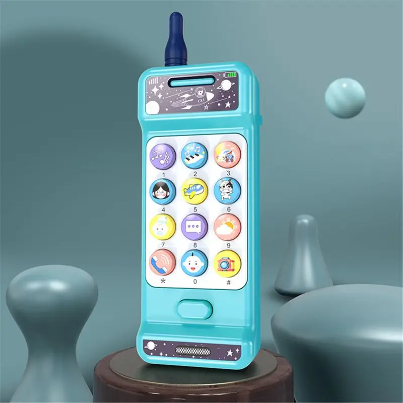 

English&Chinese Toy Phone Music Number Baby Toy Preschool Learning Toddler
