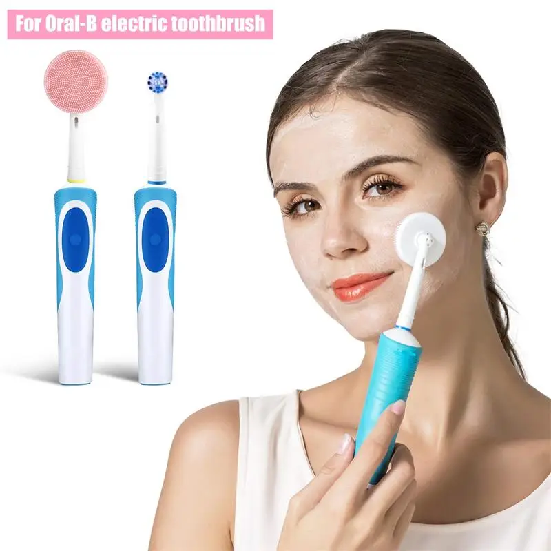 Replacement Facial Cleansing Brush Head Toothbrush Heads Compatible with Oral-B Electric Toothbrushes