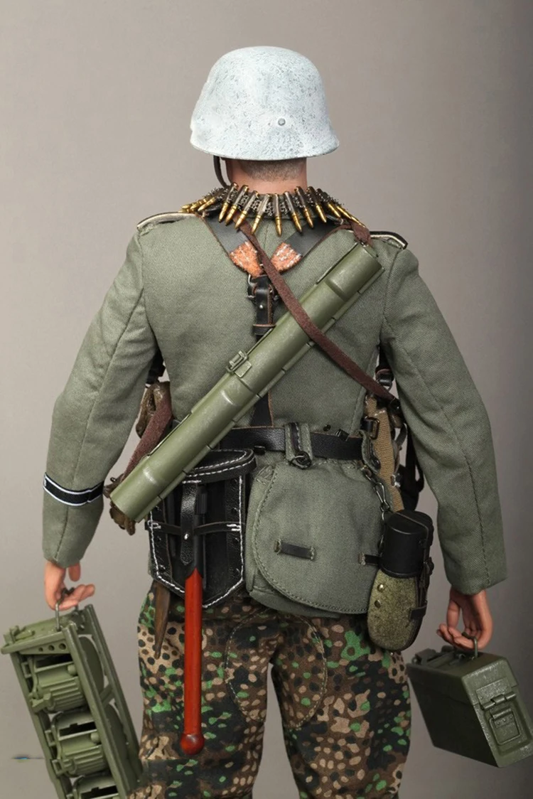 Полный набор 1" Военная фигурка D80131 модель игрушки 1/6 ВОВ немецкая фигурка солдата машина MG42 пунер с ужасной головой для фанатов