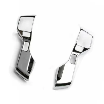 

2pcs Steering Wheel Moulding Chrome Cover Trim Decor For Toyota Tacoma 2015-20 Made Of High Quality Material