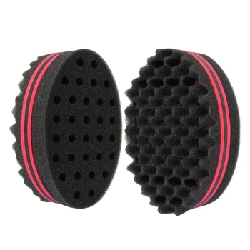 

2 Pcs Magic Barber Sponge Hair Brush for Twists, Afros, Coils, Dreadlocks (2 pcs)