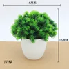 Artificial Plants Potted Bonsai Green Small Tree Plants Fake Flowers Potted Ornaments for Home Garden Decor Party Hotel Decor ► Photo 3/6