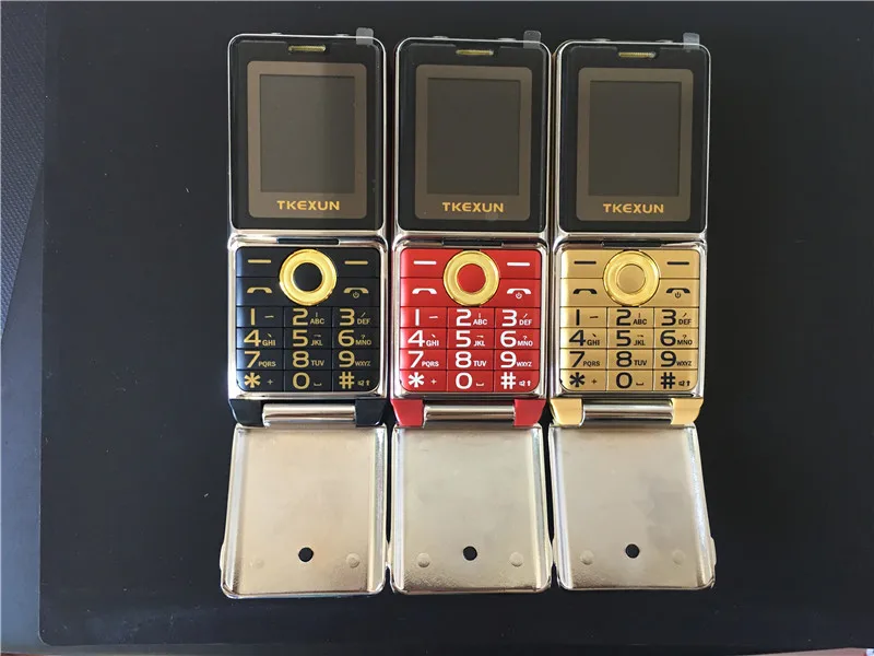 Новинка, телефон TKEXUN G6000 с откидной крышкой, 1,8 дюймов, две sim-камеры, MP3, MP4, двойной фонарь, роскошный дешевый сотовый телефон для пожилых людей