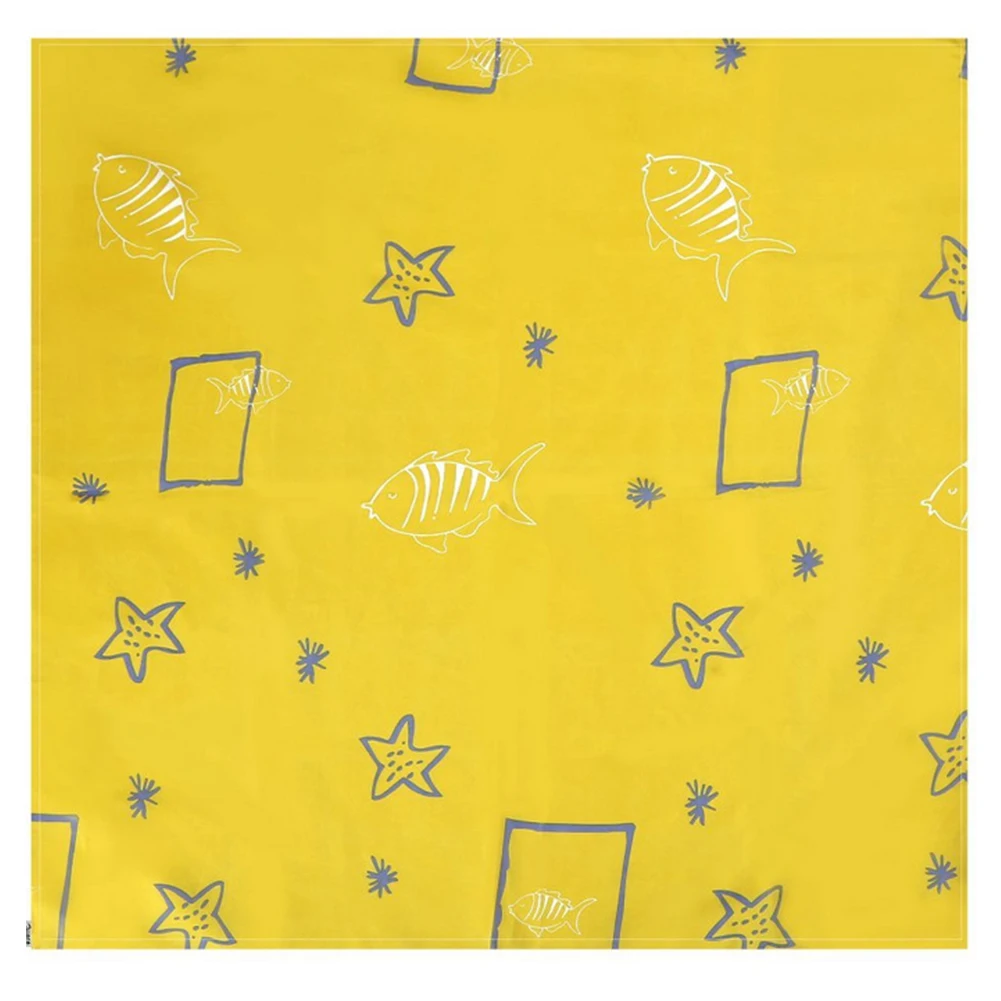 

Floor Protector Waterproof For Highchair Accessories Portable Washable Feeding Anti Slip Splash Mat Baby Foldable Cartoon Print