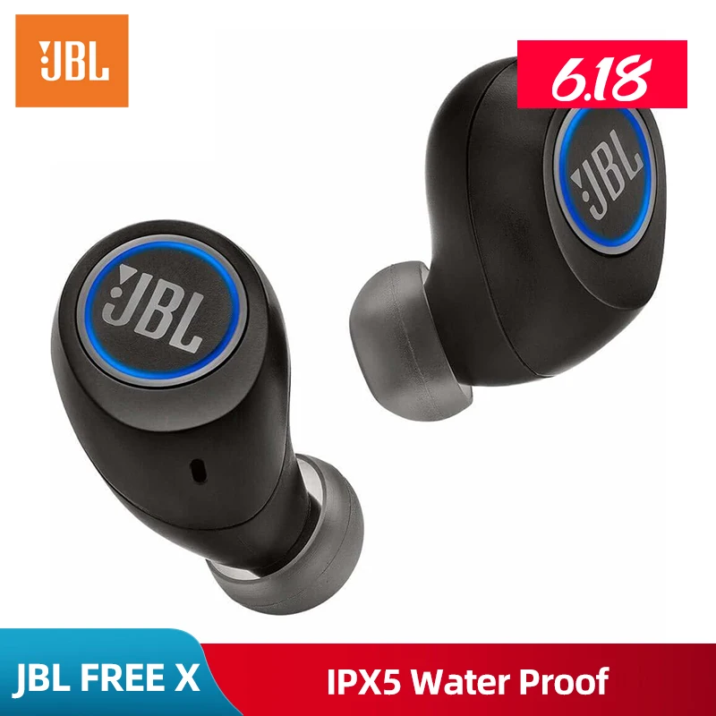 Оригинальные беспроводные наушники JBL Free X вкладыши с дистанционным управлением