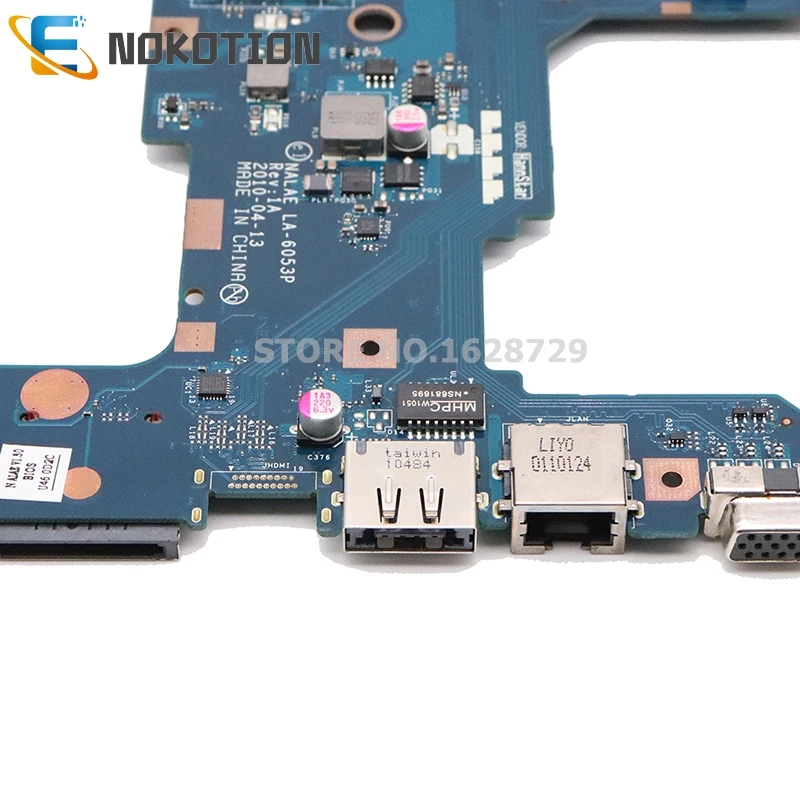 NOKOTION для TOSHIBA Satellite L670D L675D Материнская плата ноутбука K000103970 K000103980 NALAE LA-6053P материнская плата DDR3 Бесплатный процессор