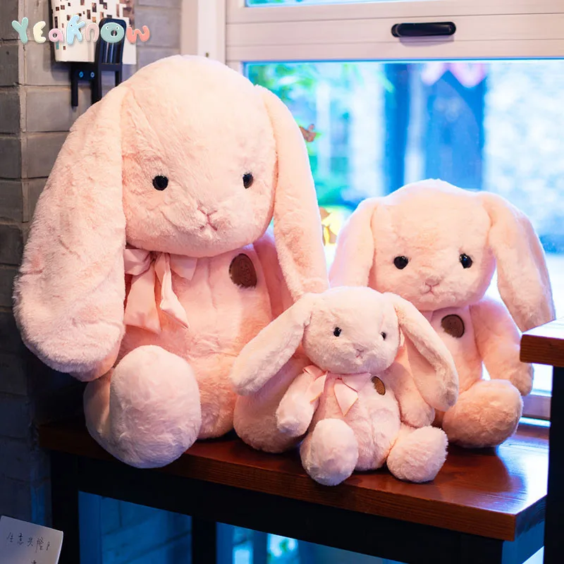 

Yeaknow Rabbit Plush Toy Stuffed Solid Party Kids Doll Comfort Sleeping Toy Animal Gift Birthday Home Decor Christmas Soft Toys