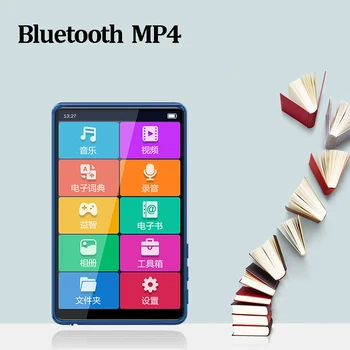 

HD Big Screen Bluetooth MP4 Fashion 4 Inch MP4 Touch Screen Video MP4 Portable Lossless Music Player Support FM Radio Recorder