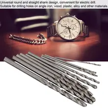 10 шт. сверло Профессиональный сплав 0,8-3,0 мм скручивание сверло часы Ремонт деревообрабатывающий аксессуар инструмент для часовщика a
