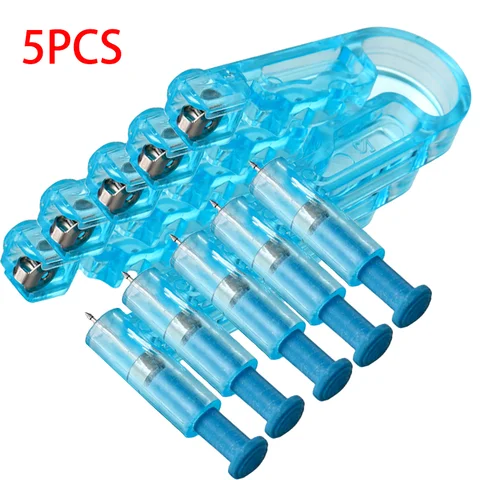 Ear Piercing Gun Kit Asepsis Disposable Healthy Safety Earring Piercer Tool Machine Kit Studs Nose Lip Septum Piercing