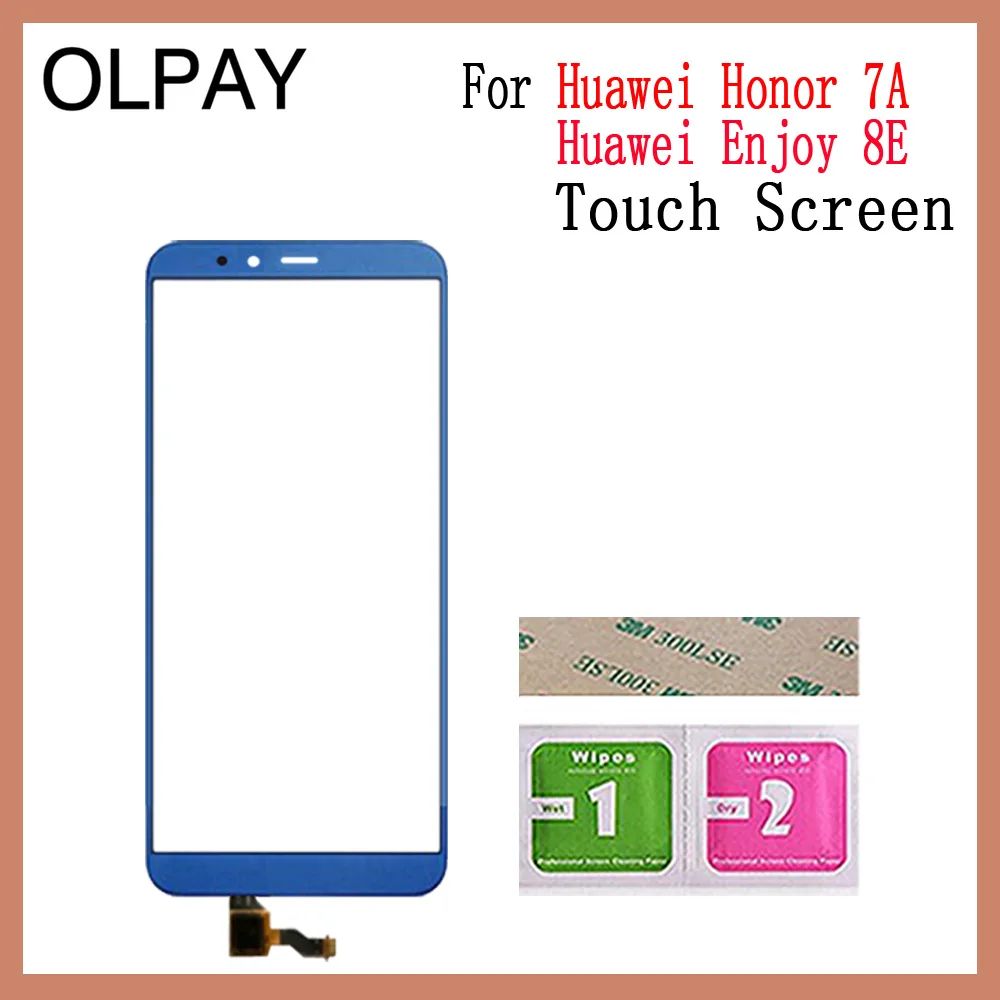 Blue No Tools OLPAY 5," для huawei Honor 7A сенсорный экран дигитайзер для huawei Enjoy 8E ATU-AL10 Сенсорная панель Сенсорный экран сенсор переднее стекло - Цвет: Blue No Tools