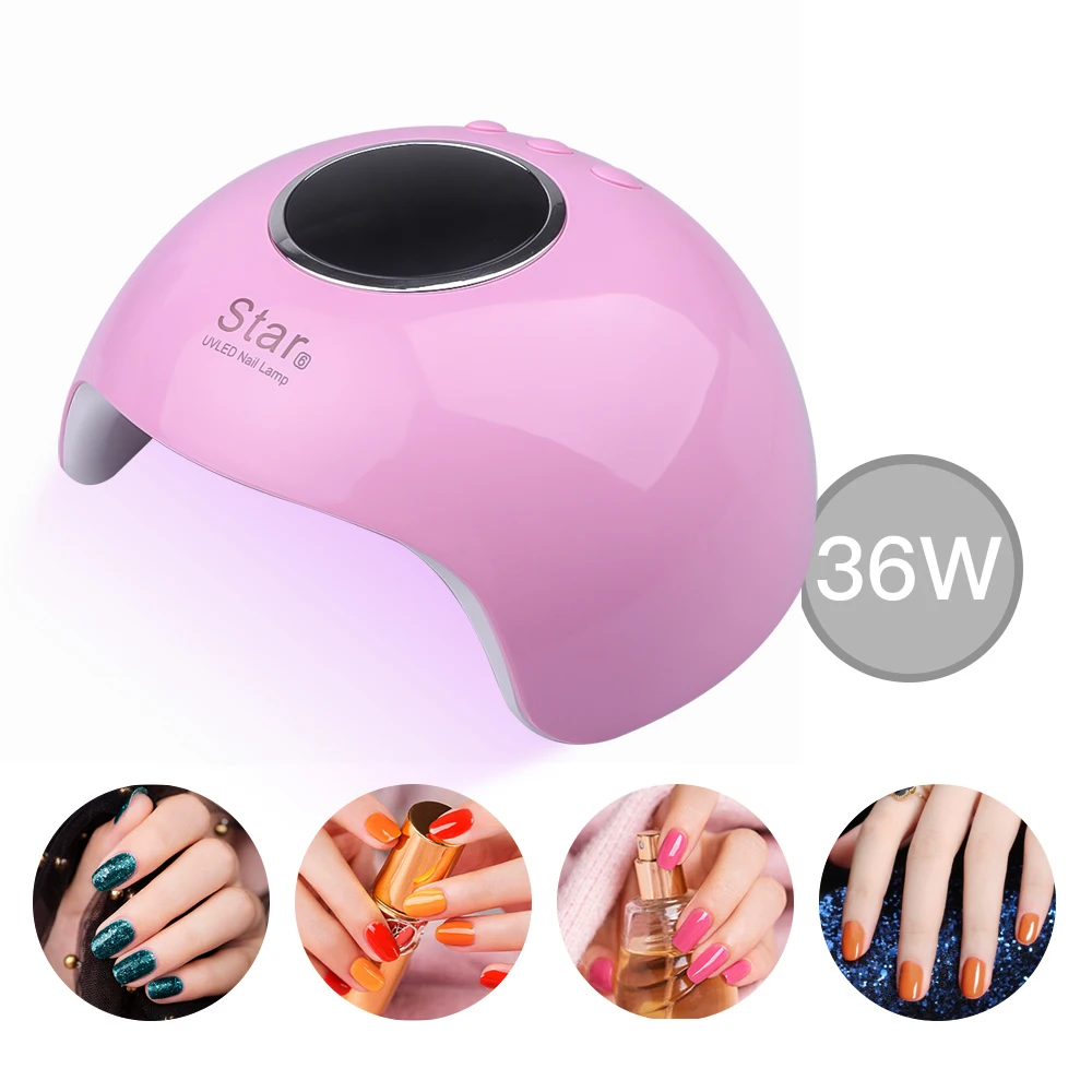 

UV Lamp For Manicure LED Nail Dryer Lamp Sun Light Curing All Gel Polish Drying UV Gel USB Smart Timing Nail Art Tools LASTAR6