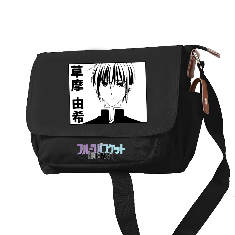 

Fruits Basket Anime Bookbag Oxford Cartoon Schoolbags Travel Shoulder Bags Adjustable Strap Crossbody Bag Girls Kawaii Handbags
