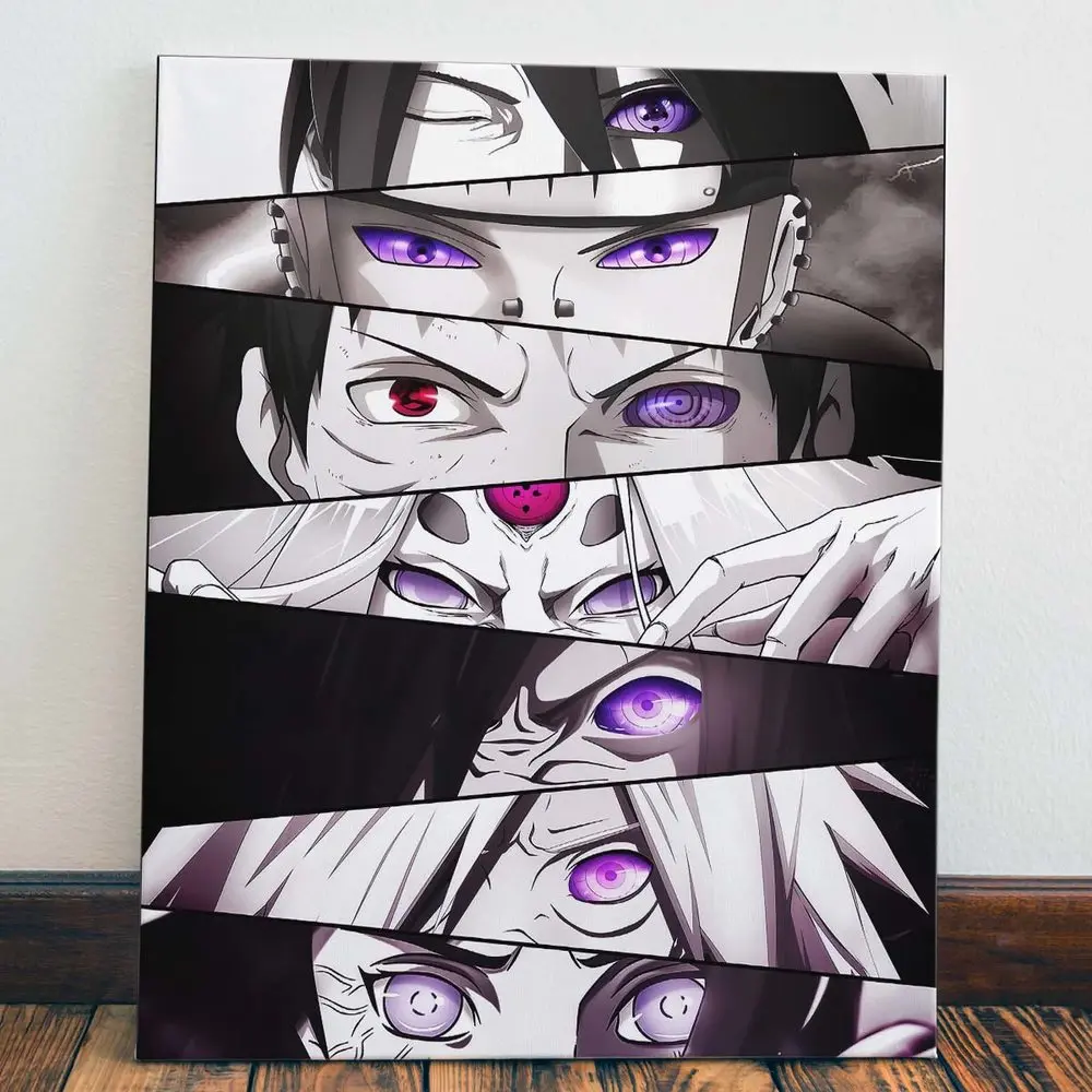 Naruto Eyes (Anime eyes) Canvas Art Print for Sale in Orlando, FL - OfferUp