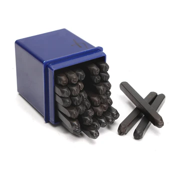

36Pcs/Set For 4mm English Alphanumeric Leather Stamping Steel Punching Tool Steel DIY Metal Craft Home Office Decoration stamp