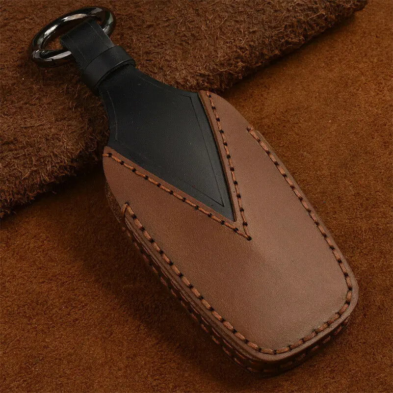 Crazy horse di Cuoio Della Copertura Della Cassa Chiave Per Toyota CHR C-HR Prado 2017 2018 Prius Camry Corolla RAV4 2018 Accessori - He0e16564774d453aa83541dcd6c7a01eb