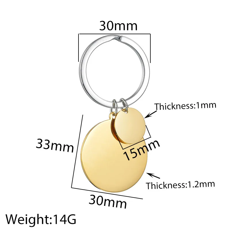 Брелок ELSEMODE из нержавеющей стали с индивидуальной гравировкой на день рождения