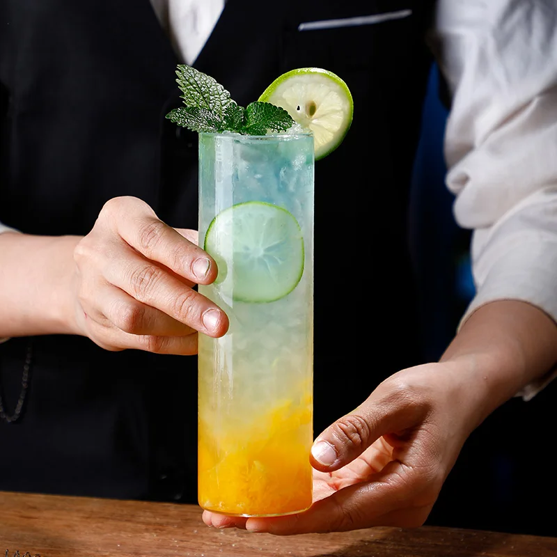 Бокал коктейльный в японском стиле прямоугольный Колин бокал Highball Long Island для чая