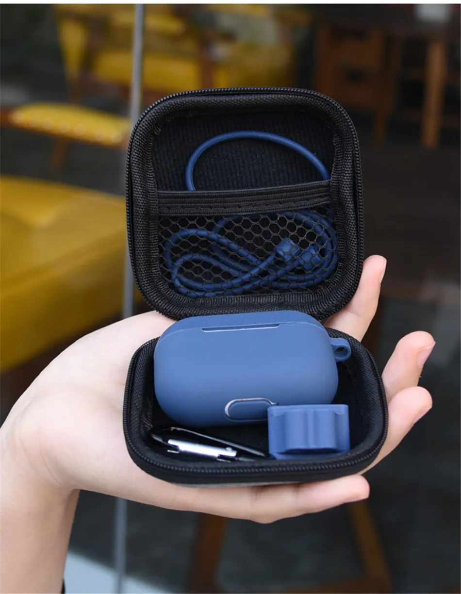 KJOEW однотонный силиконовый чехол для AirPods Pro 3 Защитная крышка 5 шт bluetooth Наушники Аксессуары для airpods pro Чехол