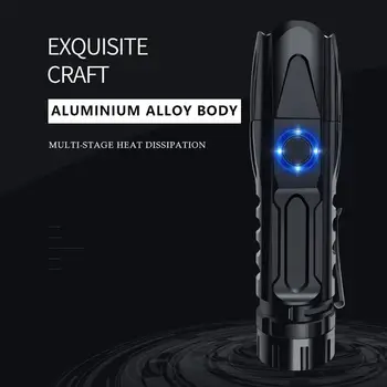

Waterproof Zoom Rechargeable LED Flashlights 3 Modes Aluminum Alloy Flashlight Low Power Consumption High Brightness