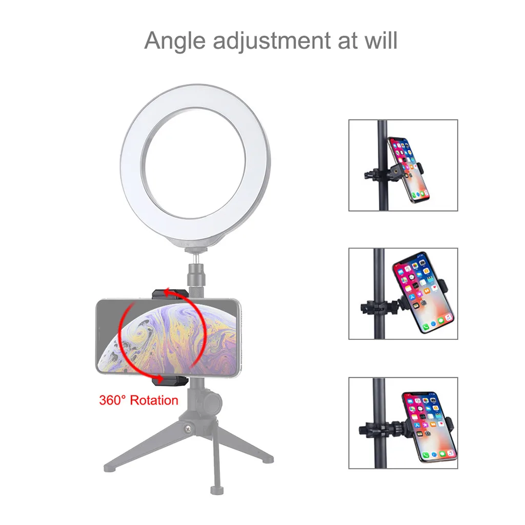 Сотовый телефон стенд держатель Штатив Держатель велосипедный телефон Подставка для кольца светильник Штатив для фотографии DSLR камера держатель телефона