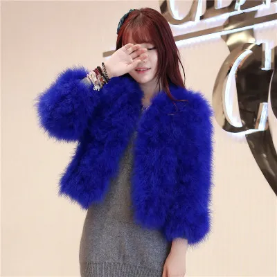 Royal blue Пальто из искусственного меха Для женщин утепленное пальто с длинными рукавами теплые зимние куртки, пальто, цвета: фиолетовый, серый, розовый ворсистый, пушистый Кардиган Куртка Верхняя одежда для детей - Цвет: Royal blue