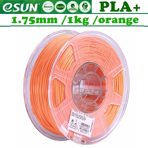 Нить esun PLA+/ABS+/пластик для 3d принтера, нить для 3d ручки/5 м 20C/1 кг 340 м/ из России - Цвет: PLA PRO-ORANGE