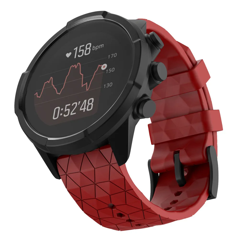 CARPRIE силиконовый сменный спортивный браслет ремешок для часов SUUNTO 9/Baro Смарт часы Aug14