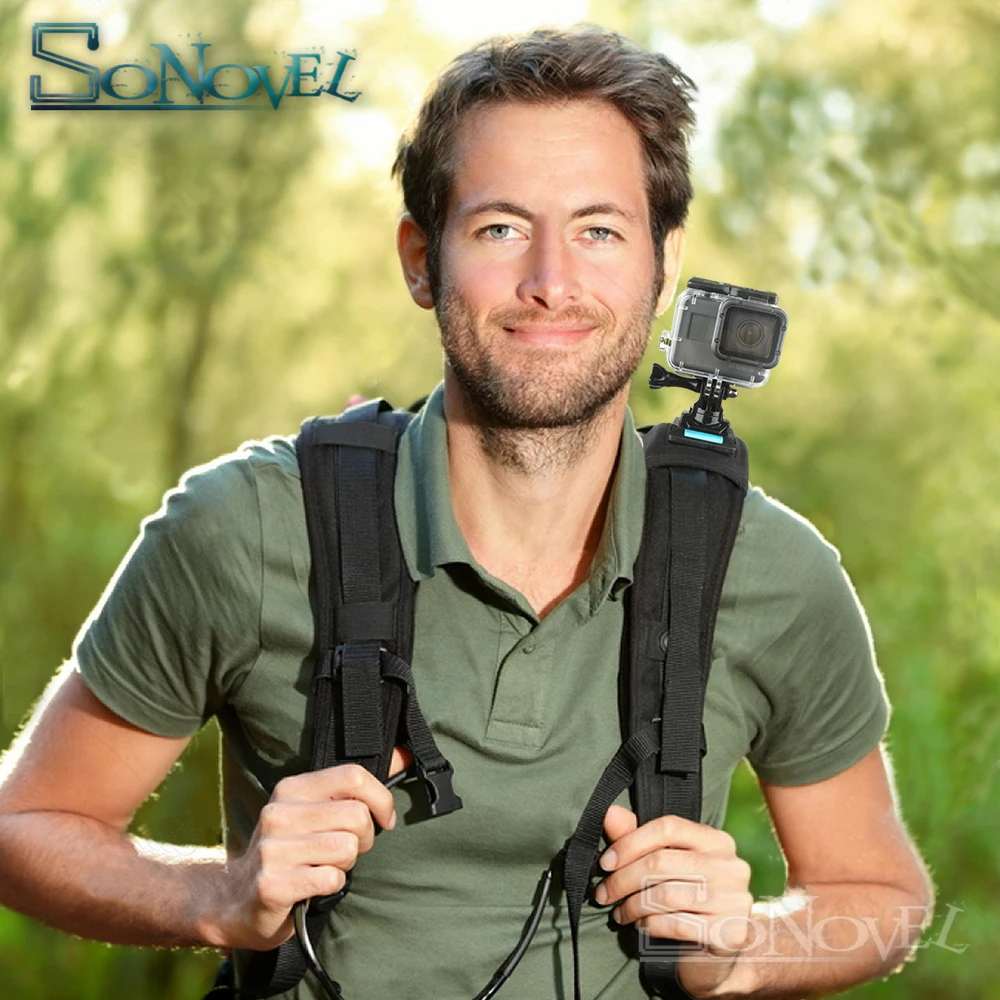 Bakeey Спортивная камера рюкзак клип крепление 360 градусов поворотный для Xiaomi Yi Для Gopro Hero7 6 5 4 аксессуары для экшн-камеры