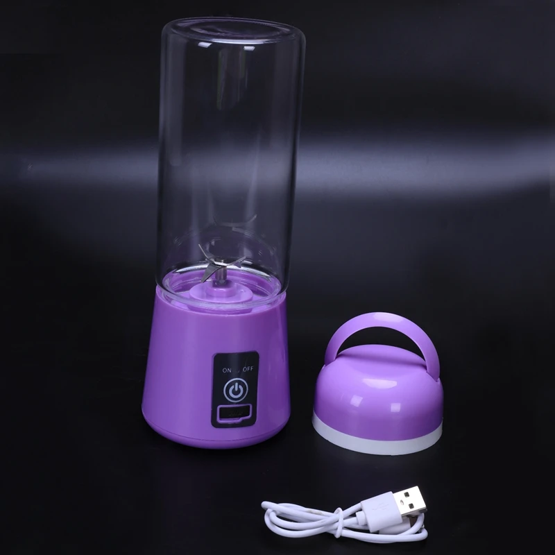 SANQ 420Ml Portable Juice Blender Usb Juicer Cup Multi-Function Fruit Mixer 4 Blade Mixing Machine Smoothies Baby Food