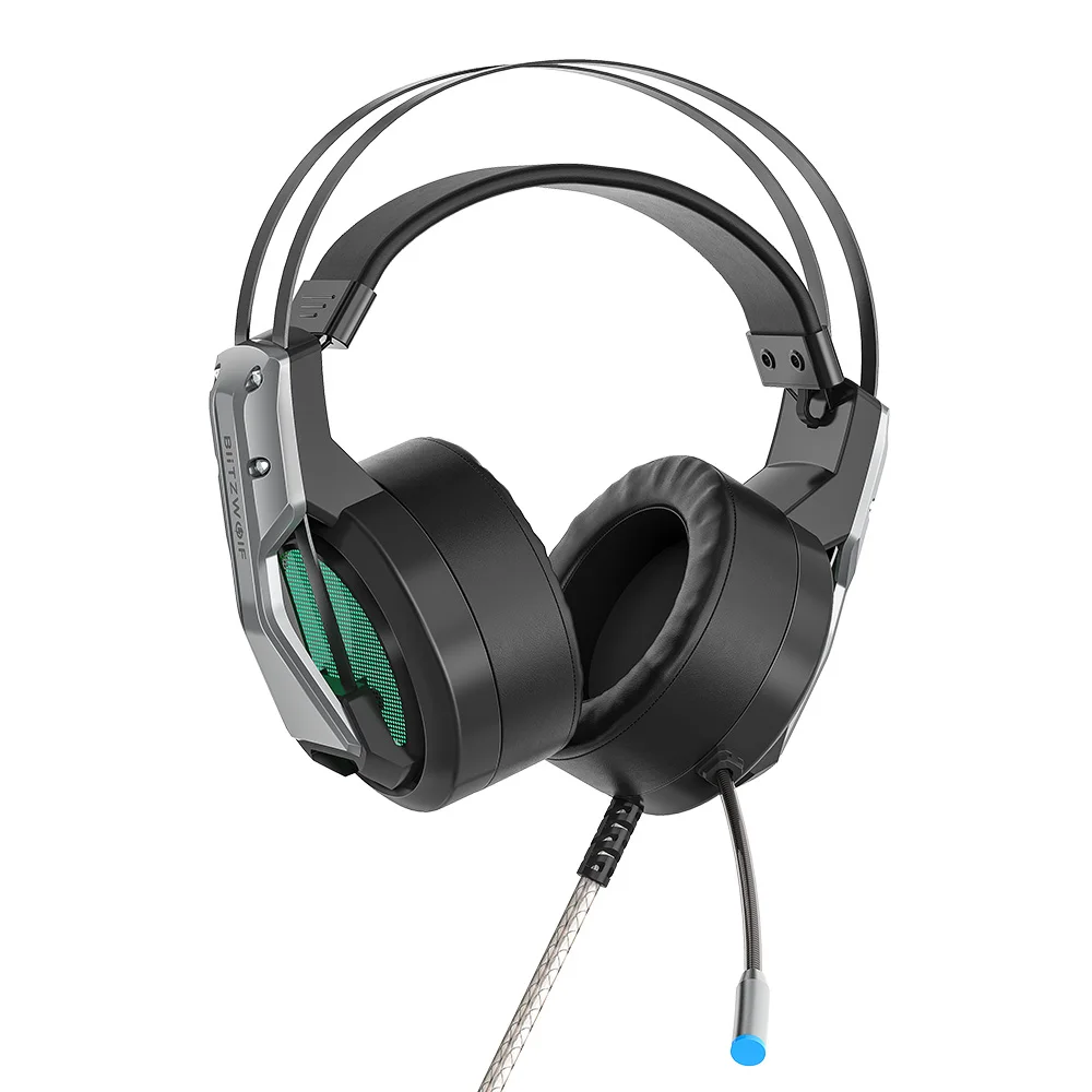 Blitzwolf Bw-gh1 Gaming Headset With Microphone Mic 7.1 Surround Sound Usb  3.5mm Aux Game Wired Headphones Gamer For Pc For Ps4 - Earphones \u0026  Headphones - AliExpress