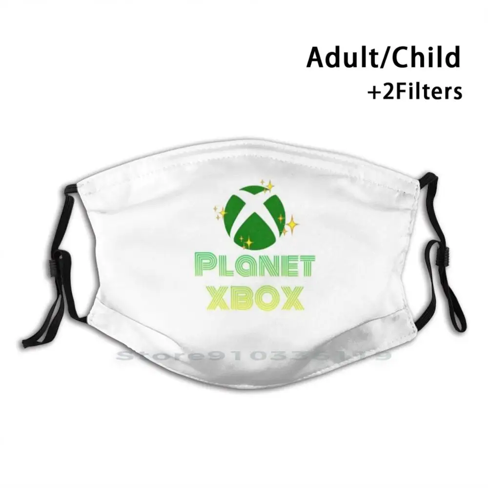 Дизайн Planet Xbox. Многоразовая маска для лица с фильтрами детей Xbox Box Seris X дизайн One